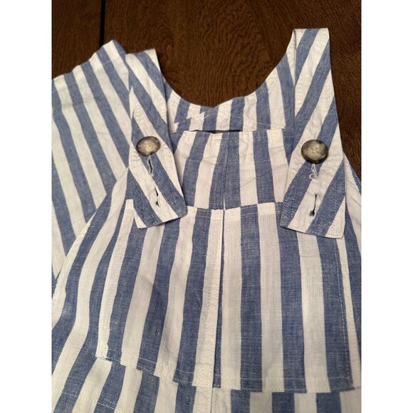 Reformation Striped Square Neckline Farmer Jumpsuit – Size 0 READ - Picture 14 of 14